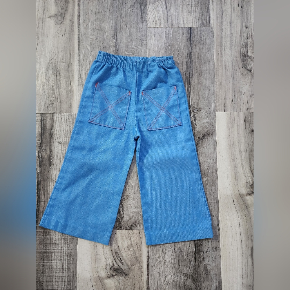 Vintage Boys 1980 Double B Blue Pant